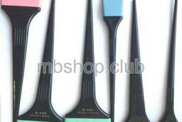 Silicone brushes for hair coloring (6 pcs  pack)