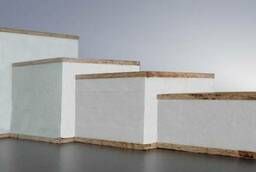 SIP panel OSB 9mm-expanded polystyrene-OSB 9mm, panel without bar
