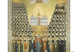 Собор Печерских святых, икона, 240x300 см