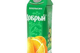 Сок Добрый Апельсин 1 литр 12 шт в упаковке