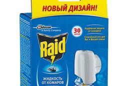 Insect repellent fumigator + RAID liquid (Raid). ..