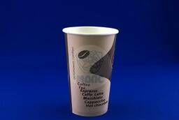 Cup disposable paper 400 ml KF 400 with lid (separately) 35700