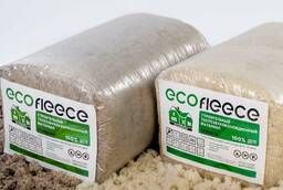 Теплозвукоизоляционный материал EcoFleece из овечьей шерсти.