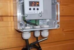 Терморегулятор-датчик электронный в герметичном корпусе. ..