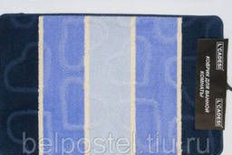 Универсальный ворсовой коврик (синий) 50*80