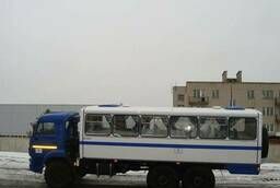 Вахтовый автобус НЕФАЗ 4208 на шасси  (6х6)
