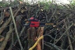 Вывоз порубочных остатков и древесных отходов - пухта 27 м3