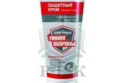 Protective cream for hands and face with hydrophobic action