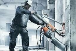 Diamond drilling and hole drilling