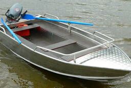 Aluminum motor boat Wyatboat 390M from the manufacturer
