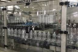 Automatic bottling lines for water, beer, kvass and drinks