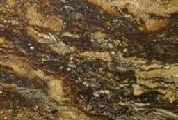Барная стойка и ресепшн из камня Черный гранит Black Forest
