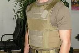 Bullet-proof vest for concealed and internal wearing: