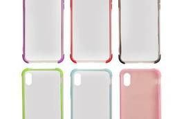 Чехол Iphone Xs Прозрачный Цветной Tpu Zc