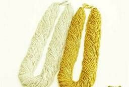 CN30 Beads 60 threads gold and silver 48 (+5) cm
