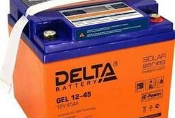Delta gel 12-45: аккумулятор герметичный свинцово-кислотный