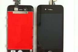 Дисплей для iPhone 4S тачскрин черный с рамкой (класс AA