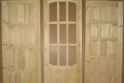 Двери деревянные из массива сосны осины