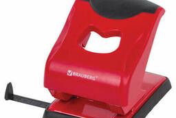 Punch Brauberg JET PRO , up to 40 sheets, red-black. ..