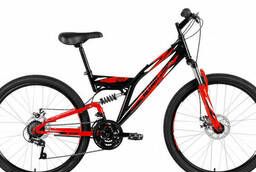 Горный (MTB) велосипед MTB FS 26 Disc черный/красный 16. ..