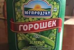 Canned green peas GOST