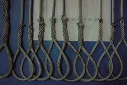 Rope slings (ropes). Production