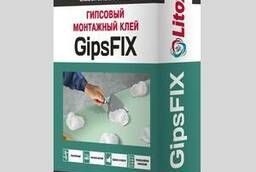 Клей гипсовый монтажный Литокс-Gips-Fix, 30кг