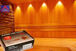 Комплект освещения для сауны «звездное небо» Sauna LED Light, 12 точек с. ..