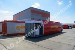 Container filling station 12, 5 cubic meters for 2 types of fuel