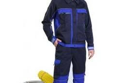 Worker suit with semi-overalls Simon 100% cotton, other