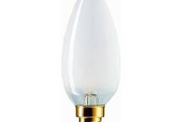 Лампа «свеча» е14 накаливания матовая 60вт 230в philips