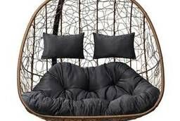 Laura Hanging chair-cocoon Sevilla TWIN hot chocolate. ..