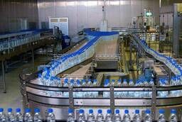 Линия розлива воды в ПЭТ тару производительностью до 3000. ..