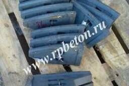 Лопатки смесителя бетонного завода БРУ
