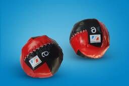 Medical balls made of genuine leather or awning fabric