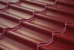 Metal tile Polyester 0. 45 Wine red