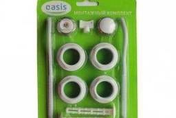 Mounting kit for a radiator with brackets Oasis 1