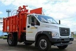 Garbage truck with side loading GAZ