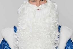 Set of Beard and Wig of Santa Claus deluxe