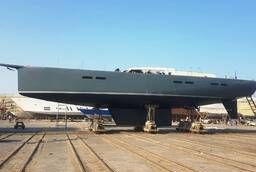 Новая стальная яхта океанского класса