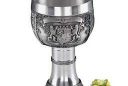 Tin goblet Coats of arms of Bayern cities 0, 125 liters 13, 5 cm. ..