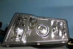 Optics for trucks (headlights, lamps, dimensions)