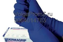 Перчатки латексные резиновые Dermagrip High Risk