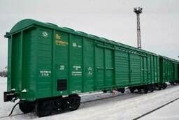 Перевозка грузов в крытых ЖД вагонах Казахстан - Россия