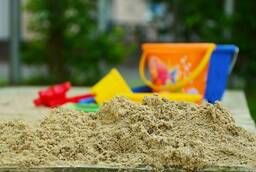 Песок для песочниц и площадок.