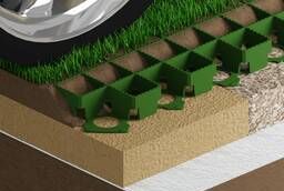Пластиковые газонные решетки