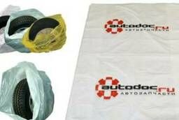 Plastic bags for storing tires