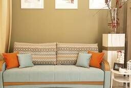 Прямой диван-кровать «Морской бриз» (выкатная еврокнижка)