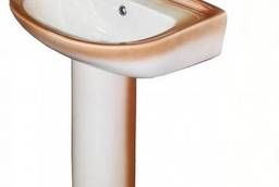 Rosa Ress washbasin with a pedestal brown 560х420х836 mm
