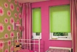 Roller blinds for plastic windows